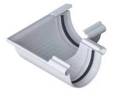 ТН ПВХ белый Угол желоба 90 град 