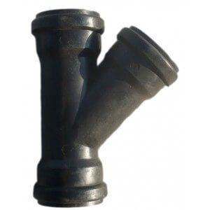 ЧЕРНАЯ Тройник 50*50*135