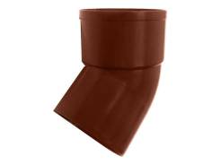 ТН ПВХ коричневый Колено трубы 135 град 