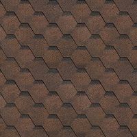 ТехноНИКОЛЬ Гибкая черепица, Коричневый, Оптима (3м2 в уп.)