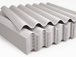 Шифер волнистый 0,98*1,75 м толщ. 5,2 мм