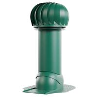  Роторная вент. Viotto с универсальным проходом, d-125мм, утепленная, зеленый мох