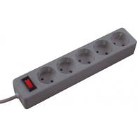 Сетевой фильтр КОСМОС ПВС 3х0.75 5 роз. 5 м 10А чёрный, земля, выкл. Сетевой фильтр КОСМОС ПВС 3х0.75 5 роз. 5 м 10А чёрный, земля, выкл.