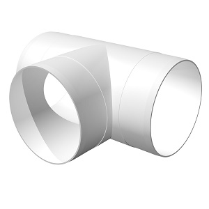 Тройник Т-образный пластик D100