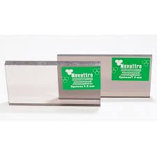 Монолитный поликарбонат 05мм 3050х2050мм Novattro (00 прозрачный, 2UV)