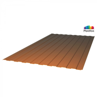 Прозрачный шифер ПЛАСТИЛЮКС С-8-У стандарт 0,8мм 1050x2000мм бронза