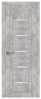 Дверь СИТИЛАЙН 031 (70см) Бетон серый (матовое стекло сатинат)