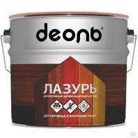 ДЕОЛЬ Деревозащитный состав "Лазурь" орех 2,7л #ВД
