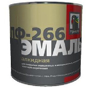 Эмаль ПФ-266 золотисто-коричневая, банка 1,8кг