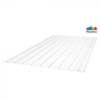 Прозрачный шифер ПЛАСТИЛЮКС С-8-У стандарт 0,8мм 1050x2000мм прозрачный