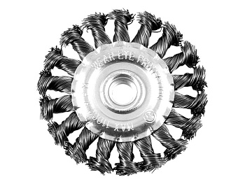 Щетка-крацовка дисковая крученая проволока для УШМ 200мм (22,2мм) 45-2-720