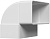 Колено вертикальное пластик 90, 60х120