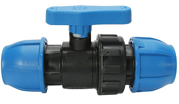 Кран шаровой ф32 ПНД