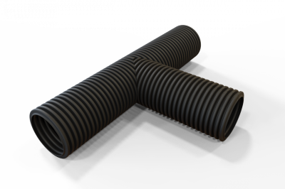 Гофр. Тройник 160/136*90