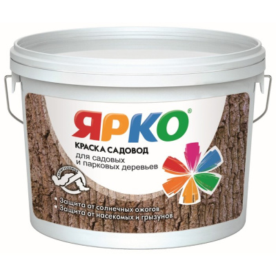Краска для садовых деревьев, ведро 2,5 кг