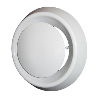 Анемостат приточно-вытяжной регулируемый с фланцем АБС D100