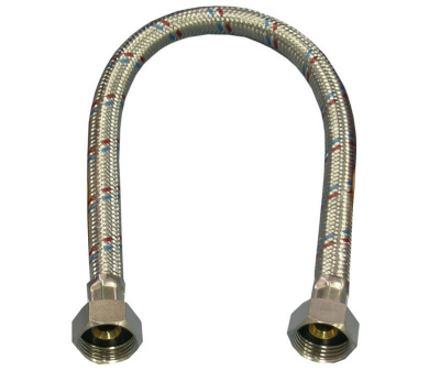 Подводка гибкая для воды  30 см. г-г #ВД