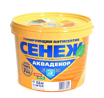 СЕНЕЖ АКВАДЕКОР - 107 (каштан) - 2,5кг