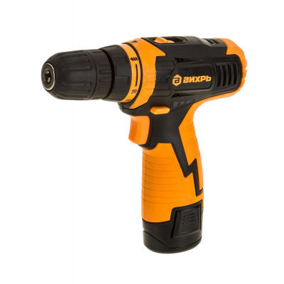 ВИХРЬ Дрель-шуруповерт аккумуляторная LI-Ion ДА-12Л-2к