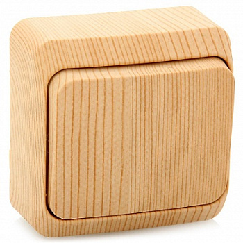 Выключатель Этюд 1ОП сосна