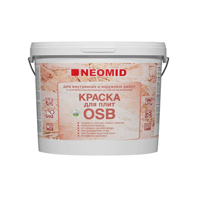 Неомид Грунт для плит OSB (7 кг) для внутренних и наружных работ