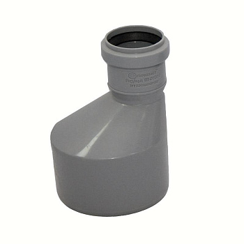 СЕРАЯ Переходник 50*110 короткий