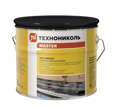 Мастика AQUAMAST Кровля битумно-резиновая  3 кг