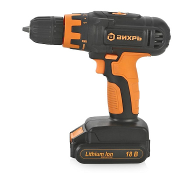 ВИХРЬ Дрель-шуруповерт аккумуляторная LI-Ion ДА-18Л-2К