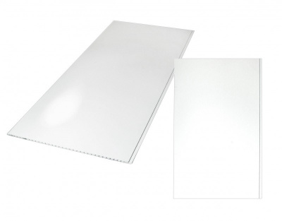 STELLA Панель ПВХ 3000*375*8мм Белая лак