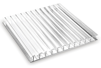 Цветной поликарбонат10мм 6000х2100мм (08 гранат)