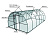 Теплица "Удачная Стандарт" ОЦИНКОВАННАЯ" 4х3х2 шаг 0,67м (основание 40х20, дуги 20х20)