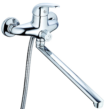 Смеситель G lauf ванна керам.40мм, поворотный излив LWZ7-A182