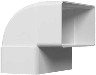 Колено вертикальное пластик 90, 60х120