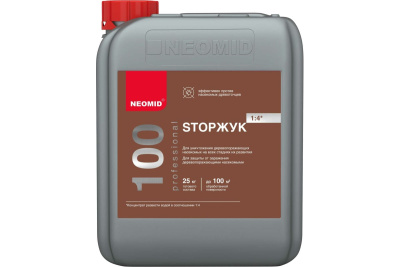 Неомид 100 (5 л) - деревозащитный состав StopЖук, концентрат 1:4