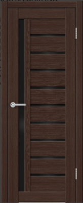 !Дверь СИТИЛАЙН 008 (70см) Темный Орех (матовое стекло сатинат)