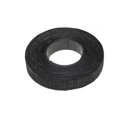 Лента клейкая изоляционная, прорезиненная, х/б, черная, 18ммх10м, 100гр, 350мкм 49-5-102