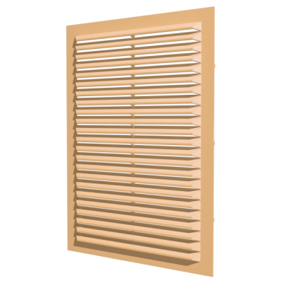 Решетка вентиляционная вытяжная  150х150 коричневая