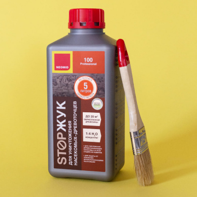 Неомид 100 (1 л) - деревозащитный состав StopЖук, концентрат 1:4