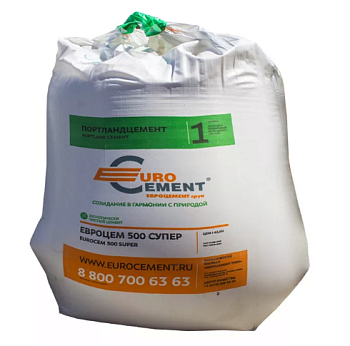 ЦЕМЕНТ М500 ЦЕМРОС Катав I 42,5Н Биг Бэг (1000кг) ЦЕМЕНТ М500 ЦЕМРОС Катав I 42,5Н Биг Бэг (1000кг)