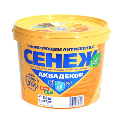 СЕНЕЖ АКВАДЕКОР - 112 (дуб) 2,5 кг