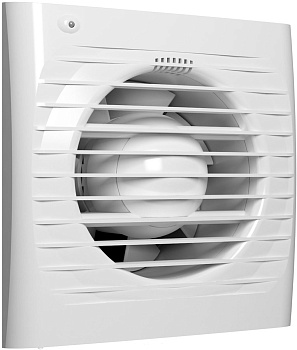 Вентилятор осевой вытяжной с обратным клапаном c шнуровым тяговым выключателем D 100 ERA 4С-02 (100