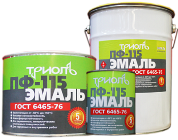 Эмаль ПФ-115 желтая (20 кг)