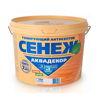 СЕНЕЖ АКВАДЕКОР - 102 (бесцветный)-  9кг