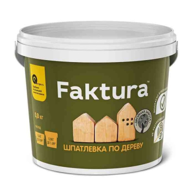 Шпатлевка по дереву белая 0,8 кг 