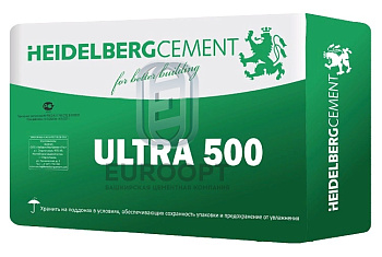 ЦЕМЕНТ М500 HeidelbergCement II Ш-И 42,5Н (25кг) (56шт/пал=1400кг) ЦЕМЕНТ М500 HeidelbergCement II Ш-И 42,5Н (25кг) (56шт/пал=1400кг)