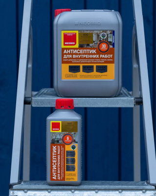 Неомид 400 (5 л) - деревозащитный состав для внутренних работ