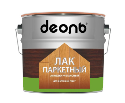 Лак паркетный алкидно-уретановый глянцевый, 0,9л Лак паркетный алкидно-уретановый глянцевый, 0,9л