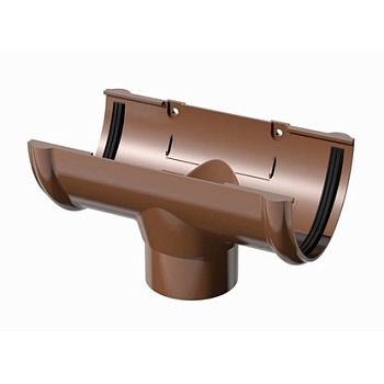 ТН ПВХ коричневая Воронка желоба 