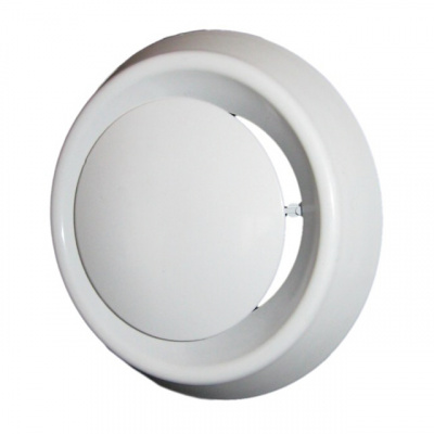 Анемостат приточно-вытяжной регулируемый с фланцем АБС D100 Анемостат приточно-вытяжной регулируемый с фланцем АБС D100