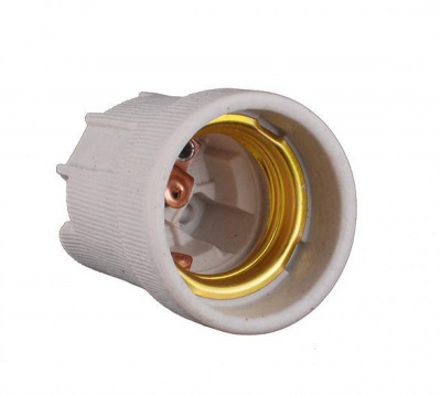 Патрон Е27 керамика Китай Патрон Е27 керамика Китай